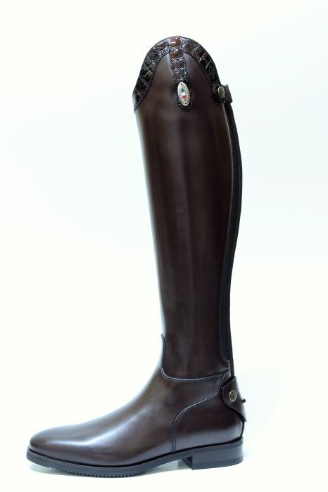 Made To Measure Brown Leather Riding Boots - Equiclass