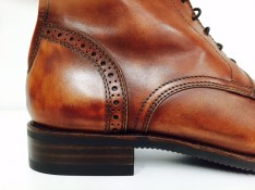 Antique Brown Ankle boots with Brogue | Image 2
